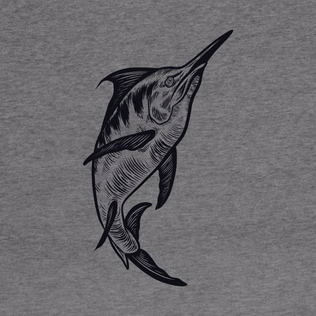 Marlin fish by Adorline